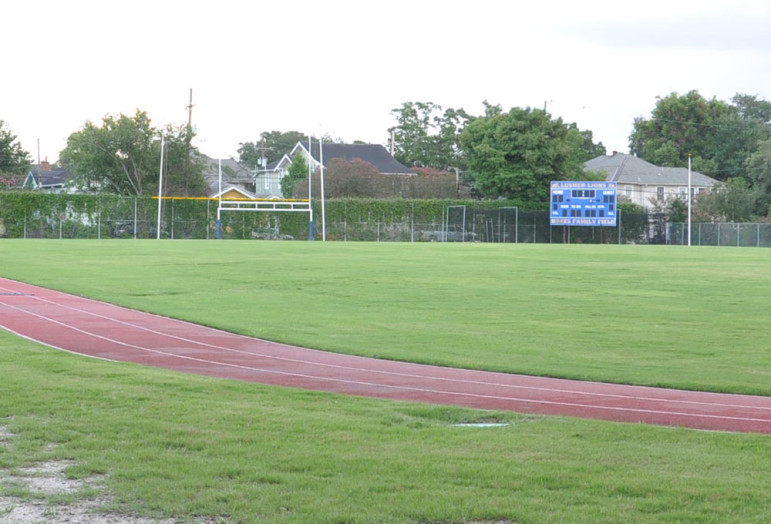 Watering the football field at the Lusher charter could put the school above the allotment of free water it gets from the New Orleans Sewerage and Water Board