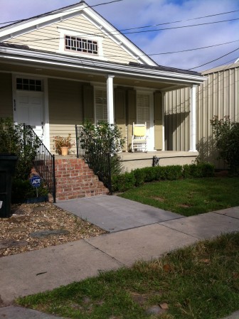 The pavers have been removed and a lawn is being revived at 826 Octavia St. 