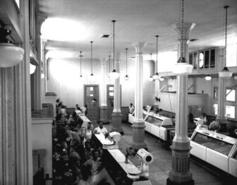 A government photo shows the market after its overhaul in 1938.  