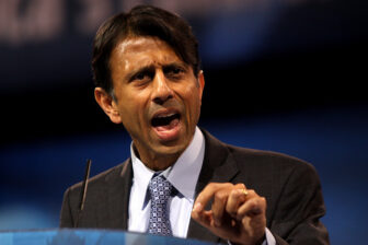 Jindal at full cry, addressing a conservative group in Maryland last year.