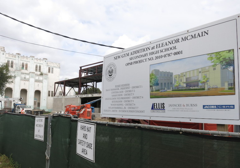 Ongoing renovations and construction, such as this new gym at McMain Secondary High School will eventually need to be maintained. A tax on the Dec. 6 ballot would provide money for such future capital needs.