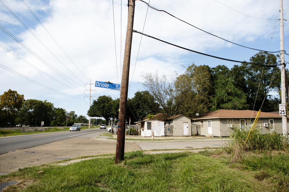 Today, this span of Oriole Street and other nearby "bird streets" in Scotlandville are still lined with modest houses and tall trees, much like they were in 1963. On the day that Deputy Charles Hurt was murdered in a nearby park, roughly 300 law-enforcement officer from neighboring parishes swarmed streets here, setting up roadblocks and detaining a few hundred black men as part of their investigation. 