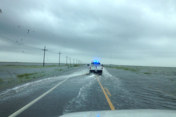Federal officials got a police escort down La. 1 in 2012, on their way to help identify underwater debris that knocked out critical infrastructure supply line.