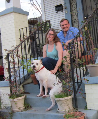 Eric and Quinn were relieved to find a new home in the Fairgrounds neighborhood.