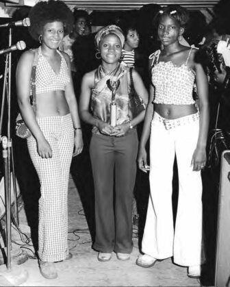 A bevy of NOPD talent show winners enjoy the limelight in the early 1970s. 
