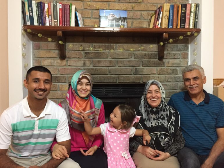Gültekin and Merve Göllü, with daughter Zeynep flew Merve's parents to safety in New Orleans after the Turkish coup attempt.