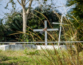 Like the rest of the community, Grand Bayou's cemetery is threatened by the combination of sea-level rise, land subsidence and exclusion from the state's master plan to protect the coast 