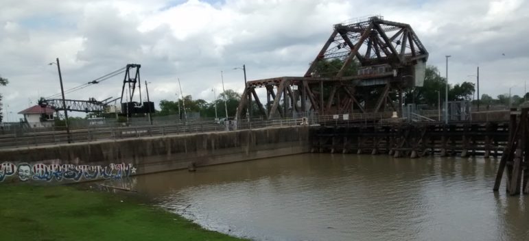 The St. Claude Avenue bridge over the Industrial Canal would be replaced by a temporary span. 