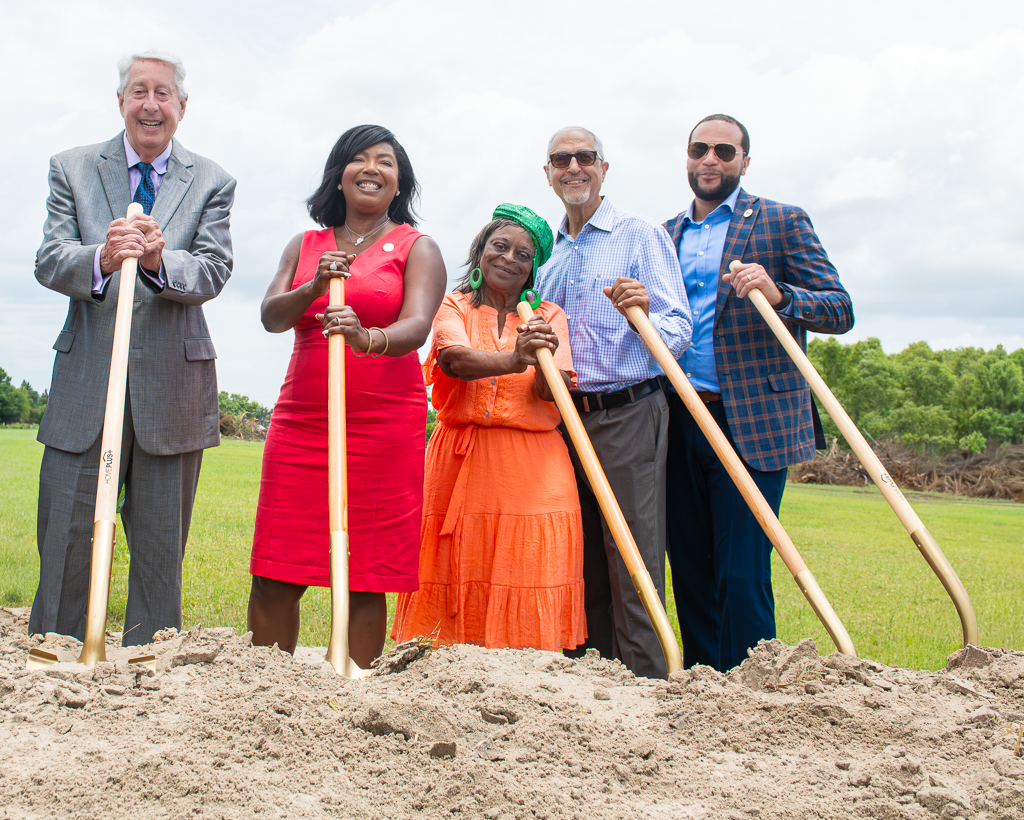 Long-awaited 9th Ward Stadium breaks ground behind G.W. Carver High